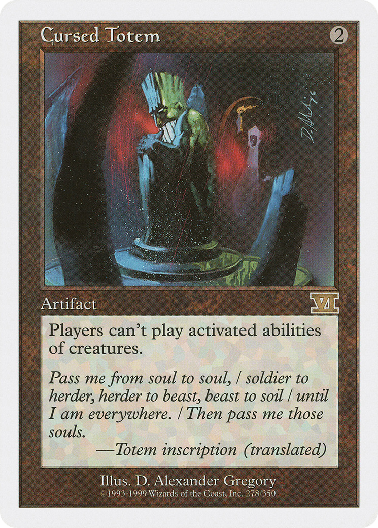 Cursed Totem [Classic Sixth Edition] - Trinity Hobby