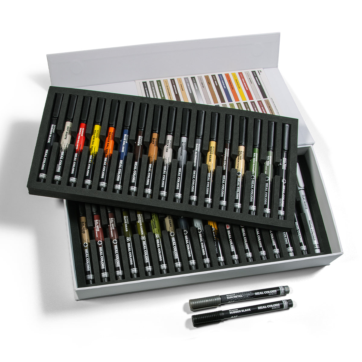 AK Interactive Real Colors Markers Special Box Real Colors Markers - 34 Unit - Trinity Hobby