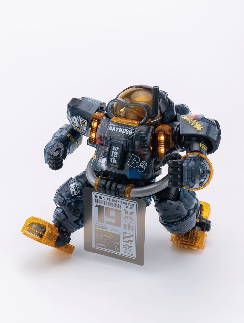 Eastern Model SHENGGE SOSKILL x ULTRA EGG SpaDuck 19th Anniversary Black Samurai Limited Edition Plastic Model Kit "Newest Mecha" - Trinity Hobby