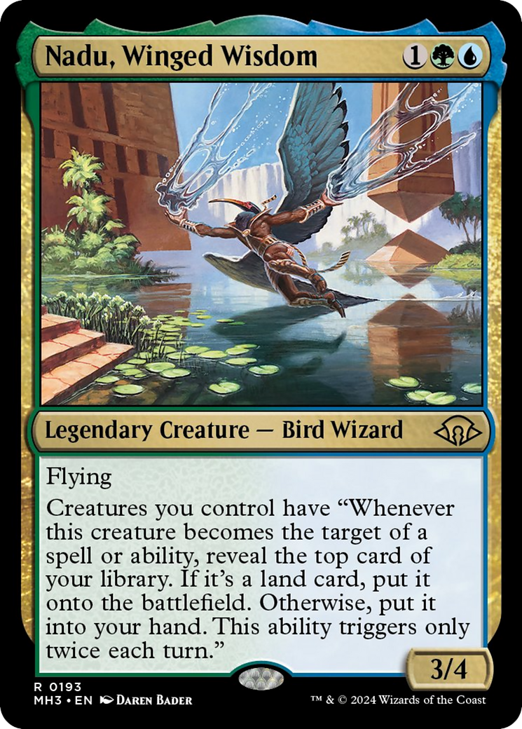 Nadu, Winged Wisdom [Modern Horizons 3] - Trinity Hobby