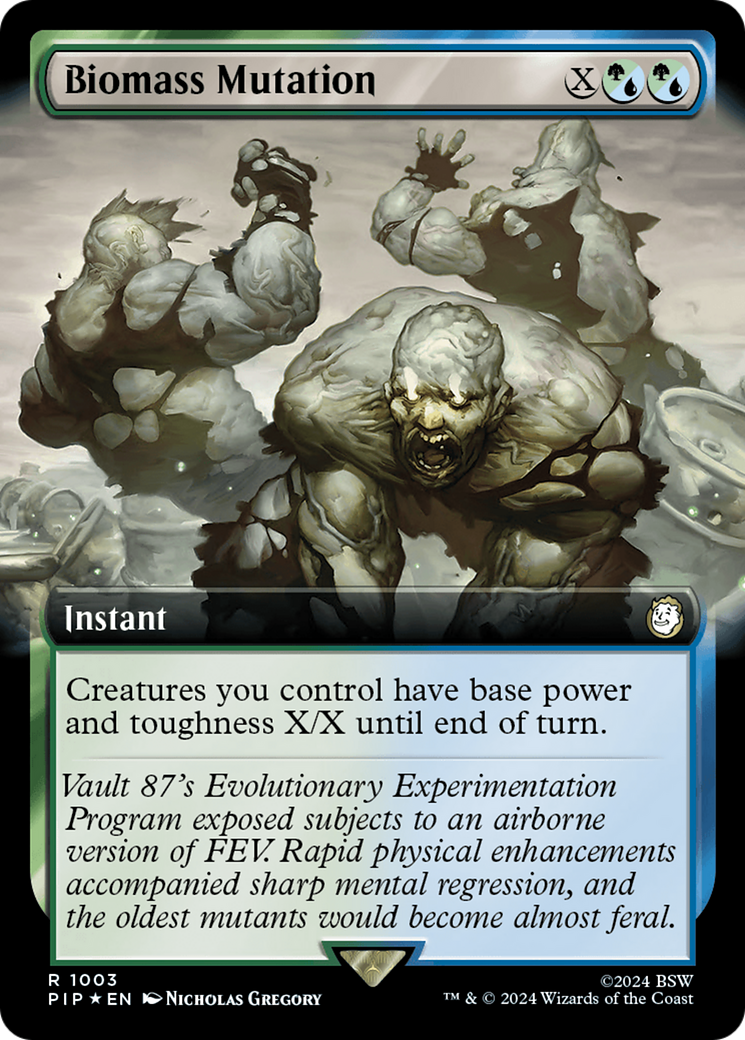 Biomass Mutation (Extended Art) (Surge Foil) [Fallout] - Trinity Hobby