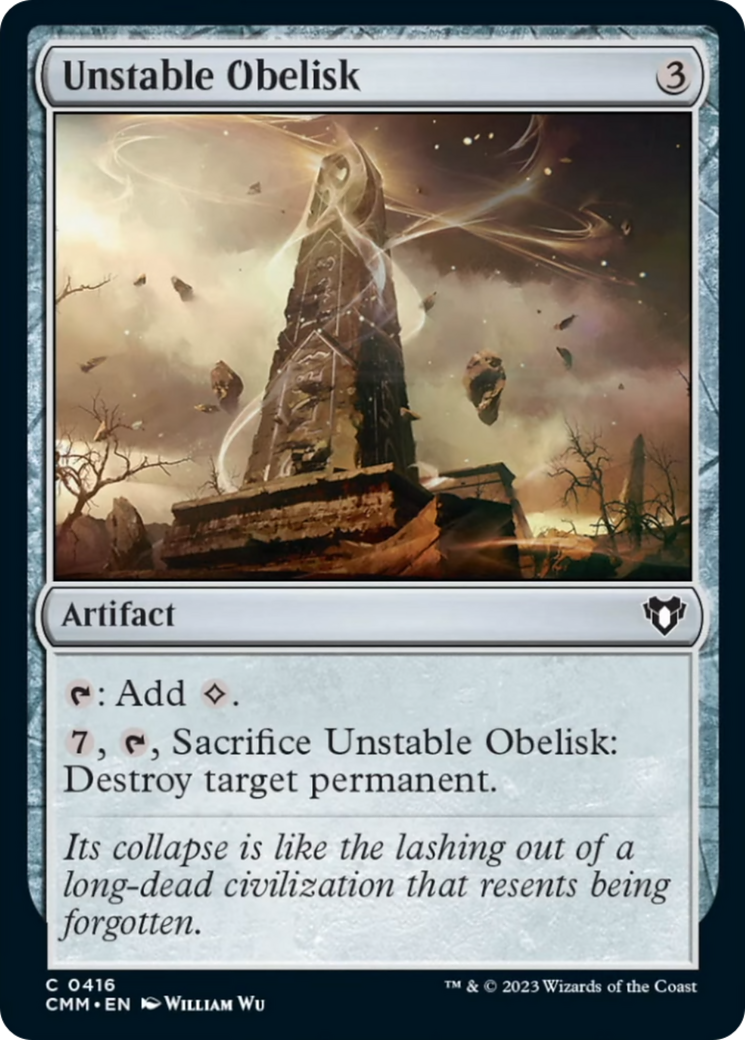 Unstable Obelisk [Commander Masters] - Trinity Hobby