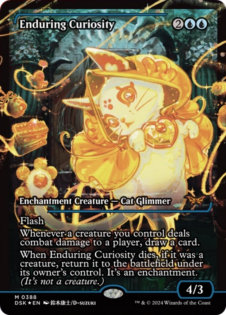 Enduring Curiosity (Japan Showcase) [Duskmourn: House of Horror] - Trinity Hobby