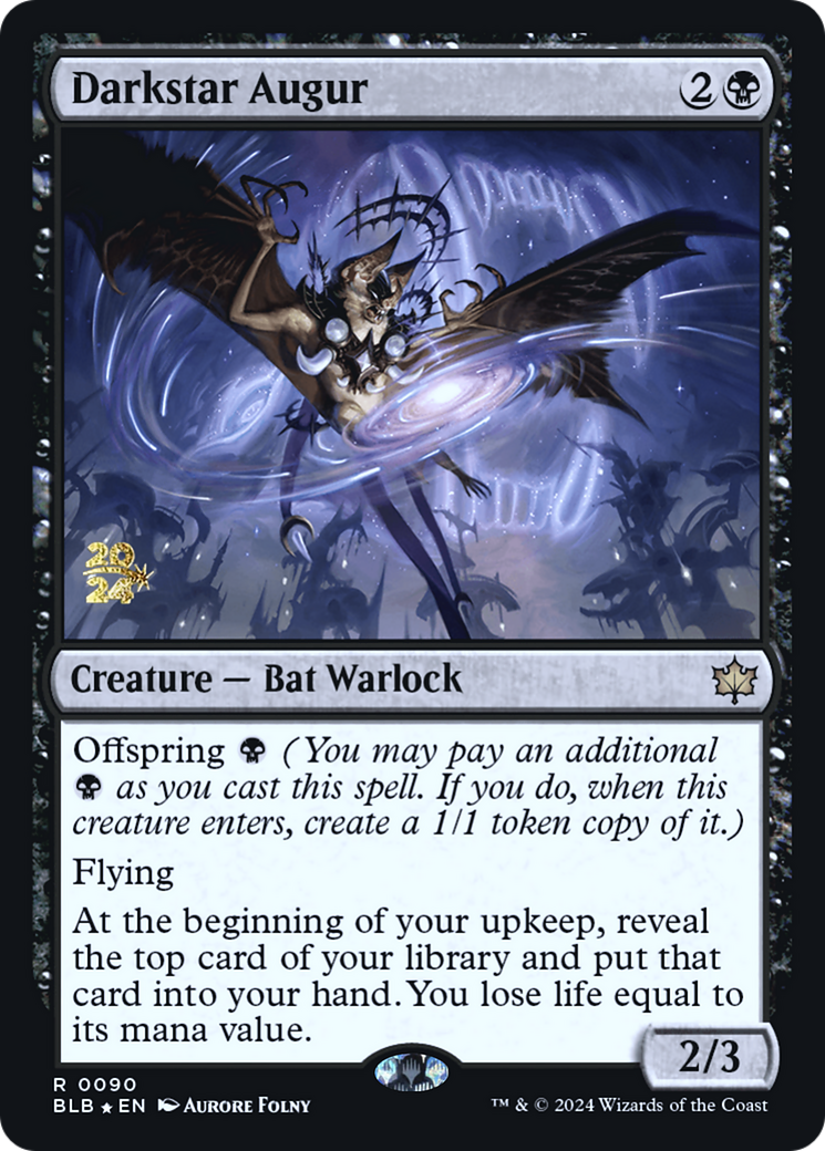 Darkstar Augur [Bloomburrow Prerelease Promos] - Trinity Hobby