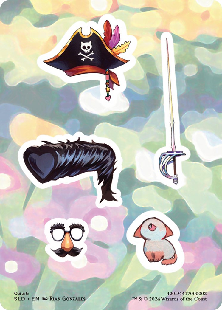 Sticker sheet  [Foil]  (SLD-336) - [Secret Lair Drop] - Trinity Hobby