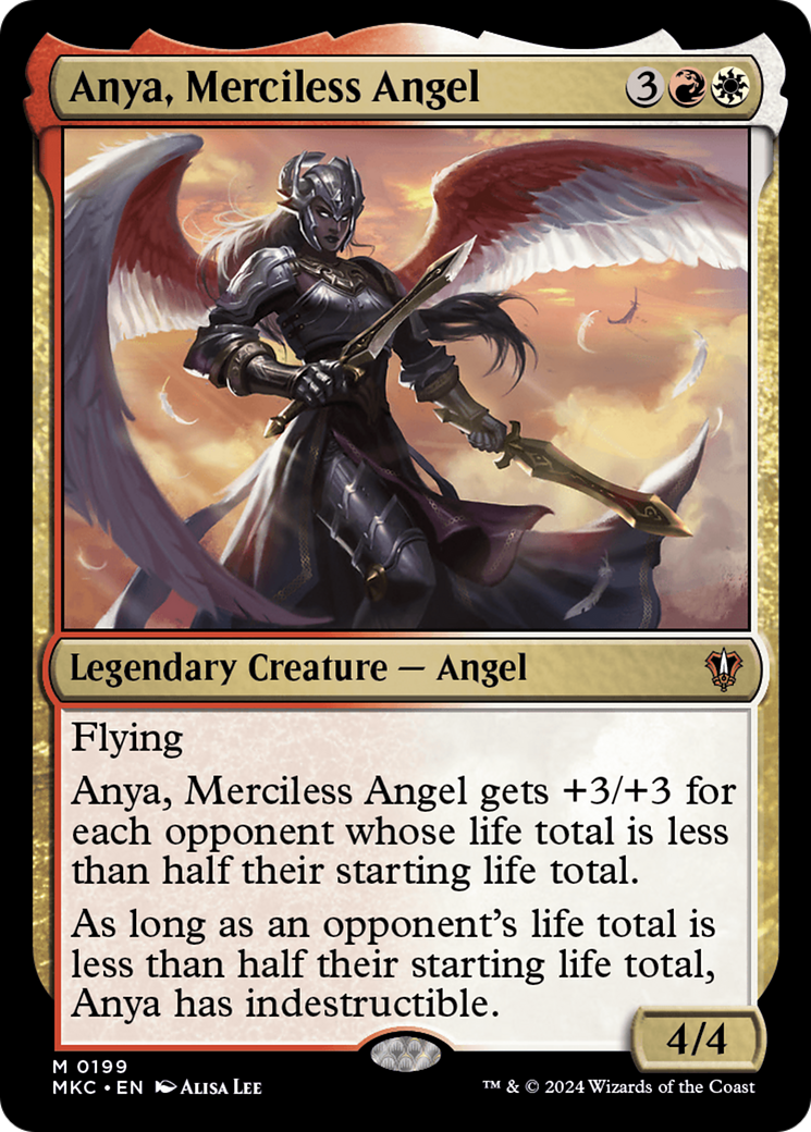 Anya, Merciless Angel [Murders at Karlov Manor Commander] - Trinity Hobby