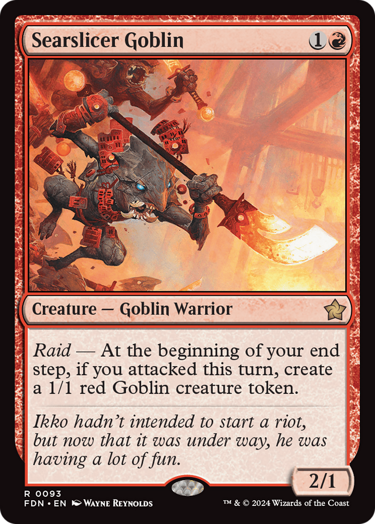 Searslicer Goblin [Foundations] - Trinity Hobby