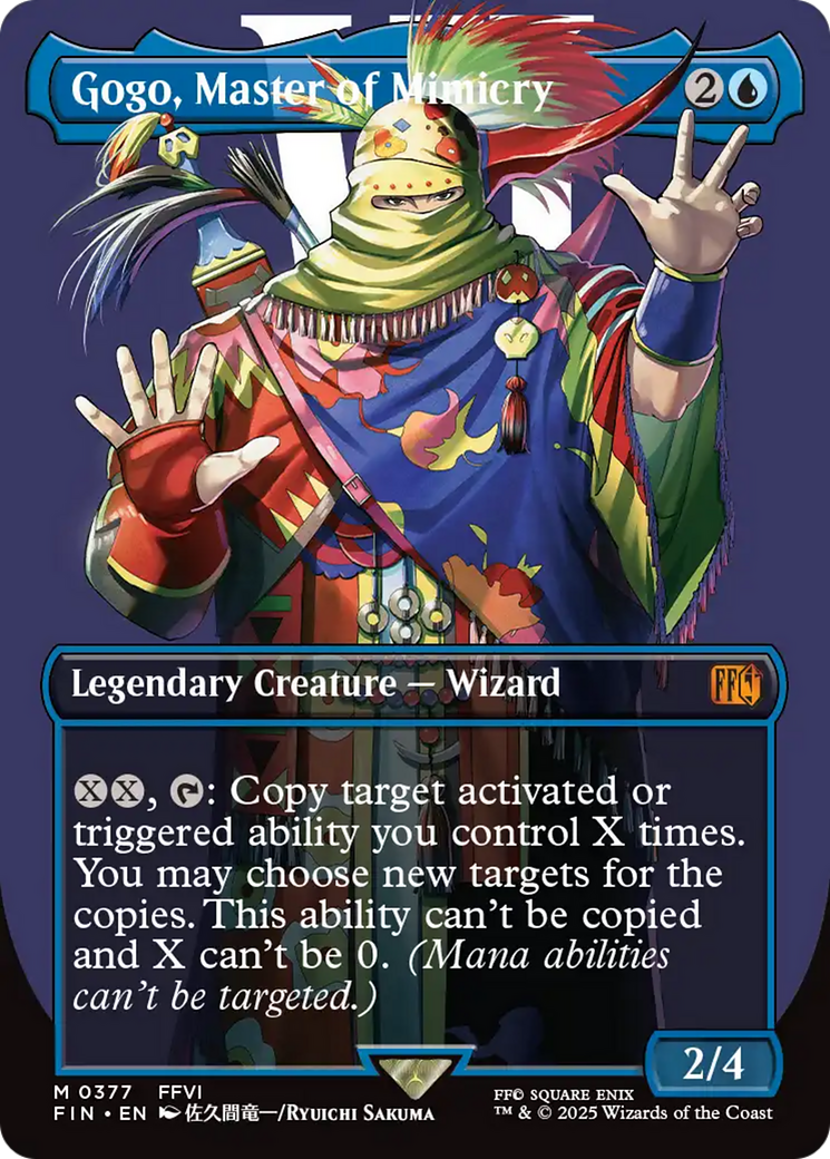 Gogo, Master of Mimicry  (FIN-377) - [FINAL FANTASY] (Borderless)