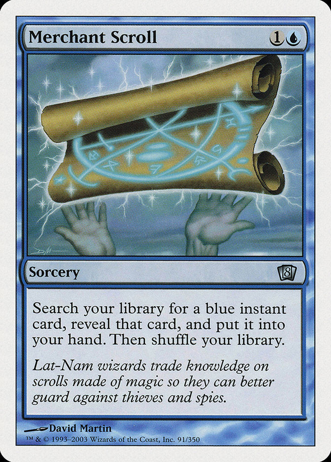 Merchant Scroll (8th Edition) [Oversize Cards] - Trinity Hobby