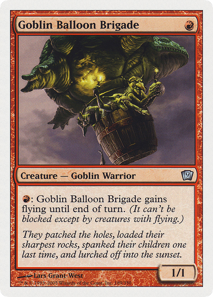 Goblin Balloon Brigade  (9ED-189) - [Ninth Edition] - Trinity Hobby