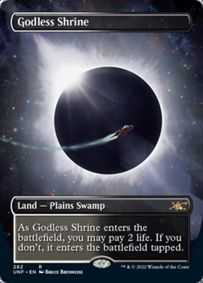 Godless Shrine (Borderless) [Unfinity] - Trinity Hobby
