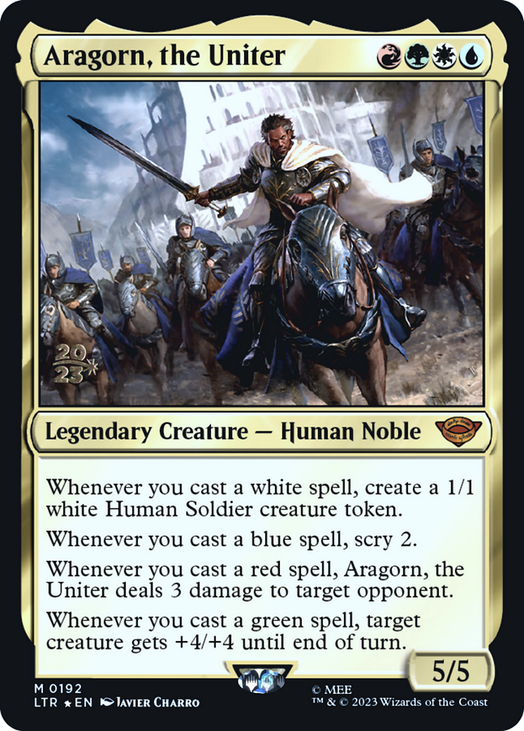 Aragorn, the Uniter [The Lord of the Rings: Tales of Middle-Earth Prerelease Promos] - Trinity Hobby