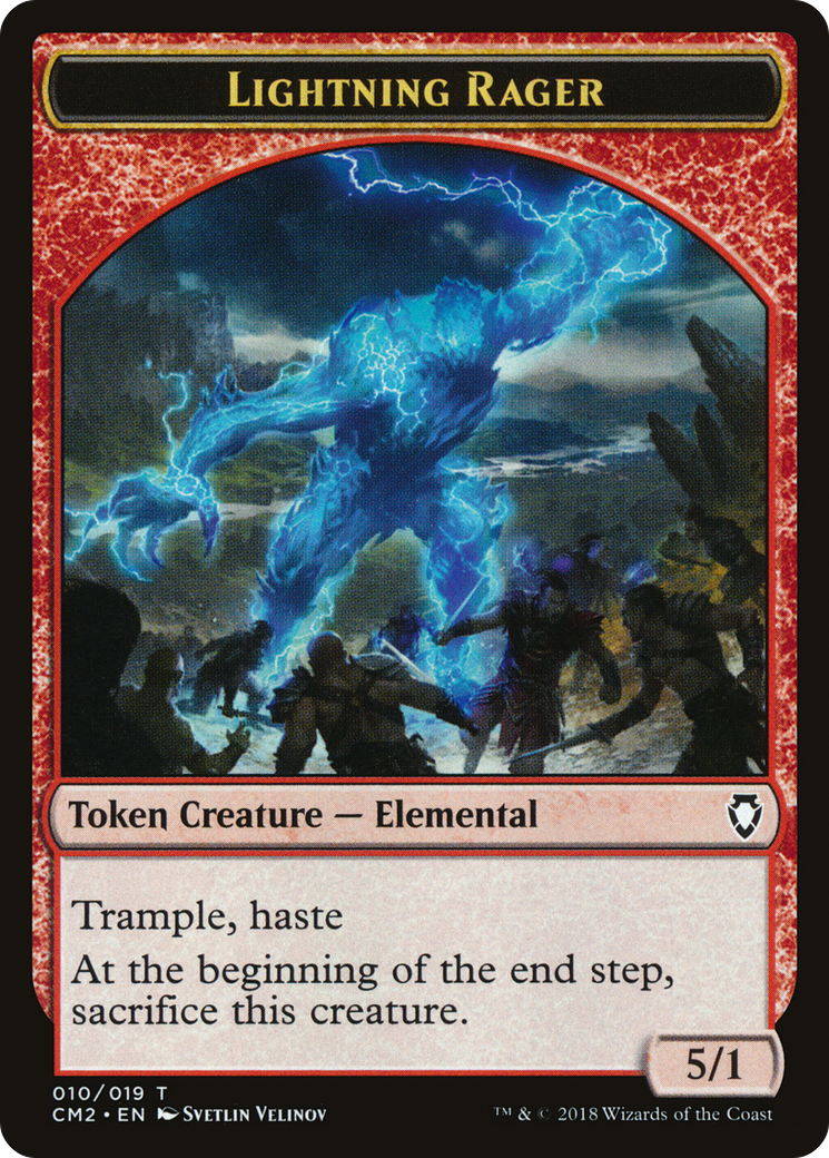 Jeton Lightning Rager [Jetons Commander Anthology Volume II] 