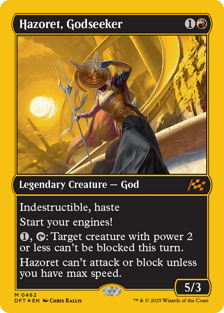 Hazoret, Godseeker (First-Place Foil) [Aetherdrift] - Trinity Hobby