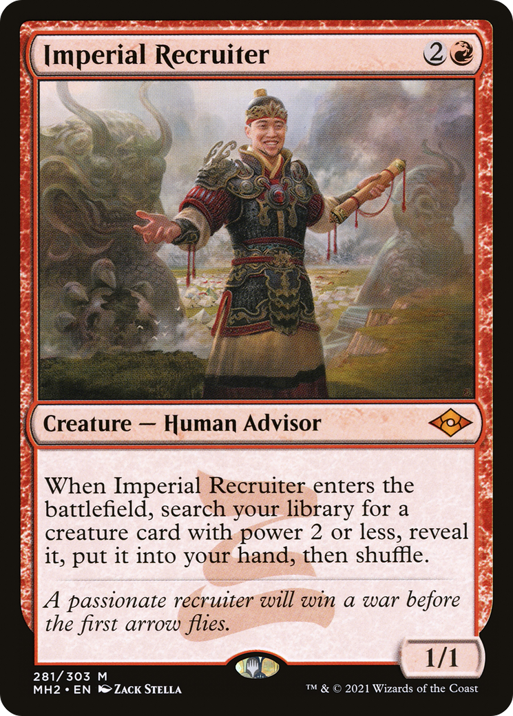 Imperial Recruiter [Etched Foil]  (MH2-281) - [Modern Horizons 2] - Trinity Hobby