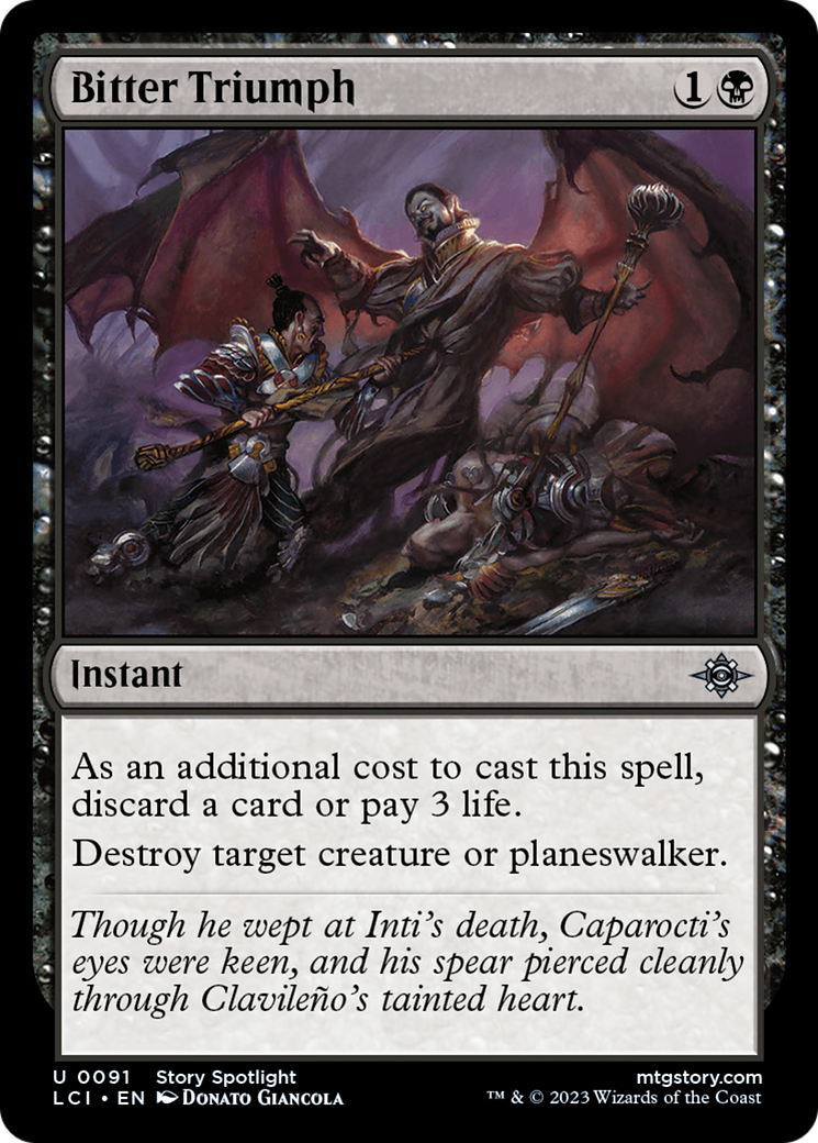 Bitter Triumph [The Lost Caverns of Ixalan] - Trinity Hobby