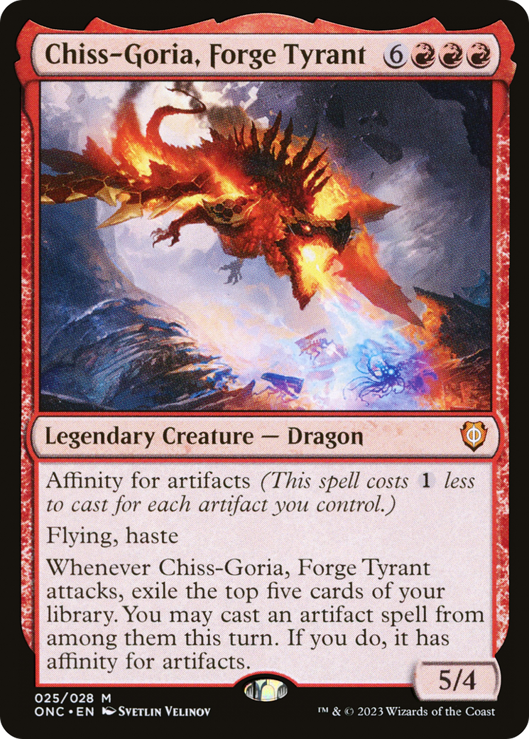 Chiss-Goria, Forge Tyrant [Phyrexia: All Will Be One Commander] - Trinity Hobby