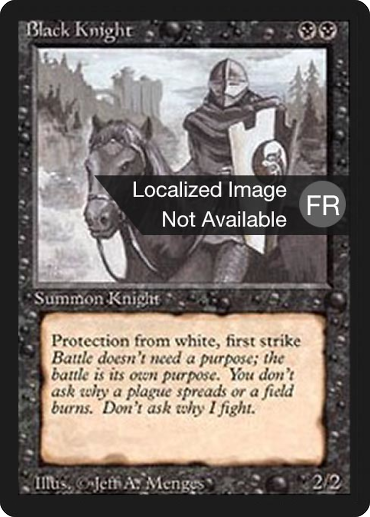 Black Knight [Foreign Black Border] - Trinity Hobby