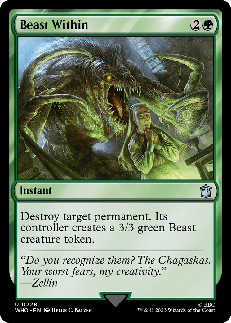 Beast Within [Doctor Who] - Trinity Hobby
