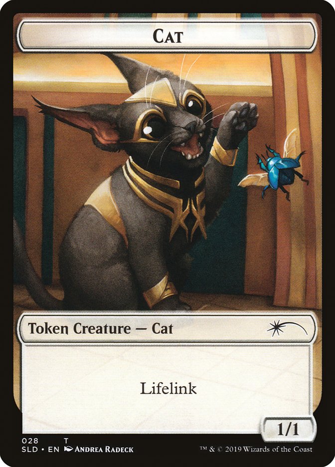 Cat (27) // Cat (28) Double-Sided Token [Secret Lair Drop Series] - Trinity Hobby