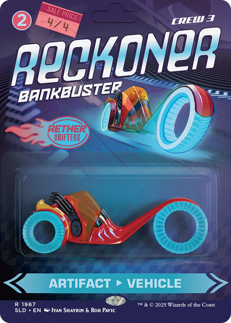 Reckoner Bankbuster // Reckoner Bankbuster  (SLD-1967) - [Secret Lair Drop] (Borderless) - Trinity Hobby
