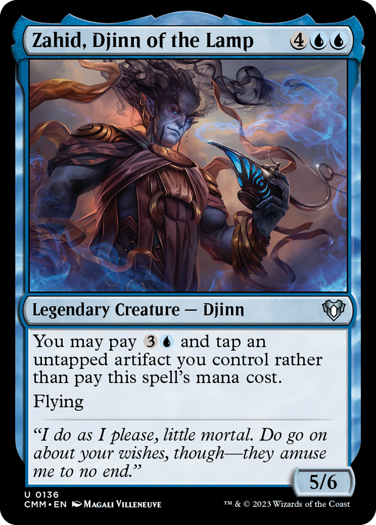 Zahid, Djinn of the Lamp [Commander Masters] - Trinity Hobby