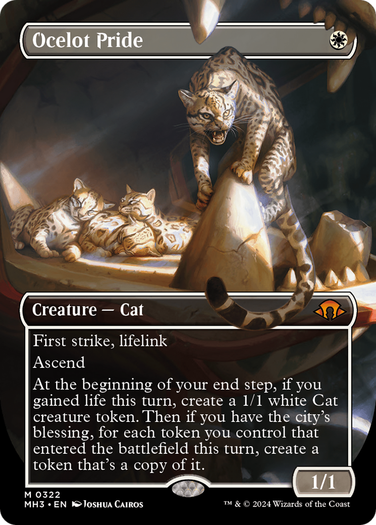 Ocelot Pride (Borderless) [Modern Horizons 3] - Trinity Hobby