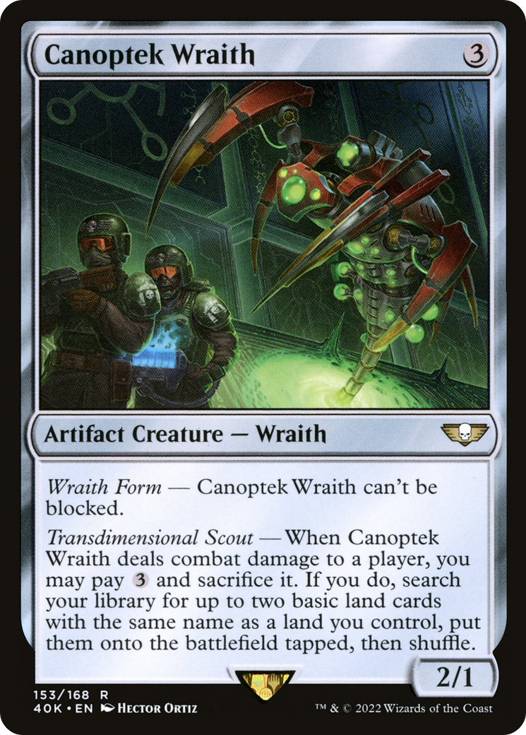 Canoptek Wraith [Warhammer 40,000] - Trinity Hobby