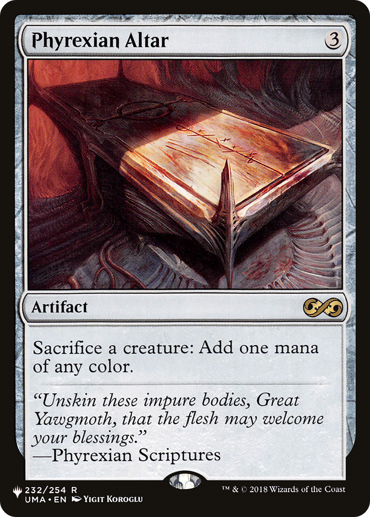 Phyrexian Altar [The List] - Trinity Hobby