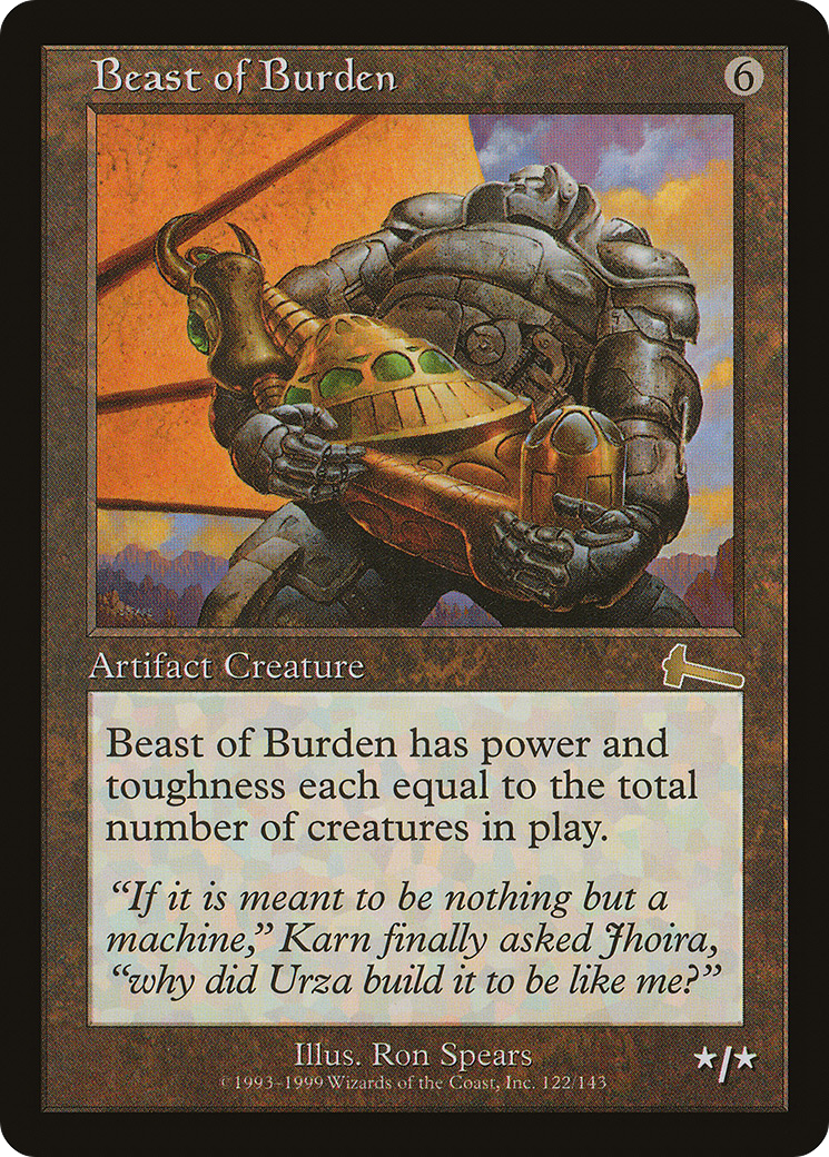 Beast of Burden [Urza's Legacy] - Trinity Hobby