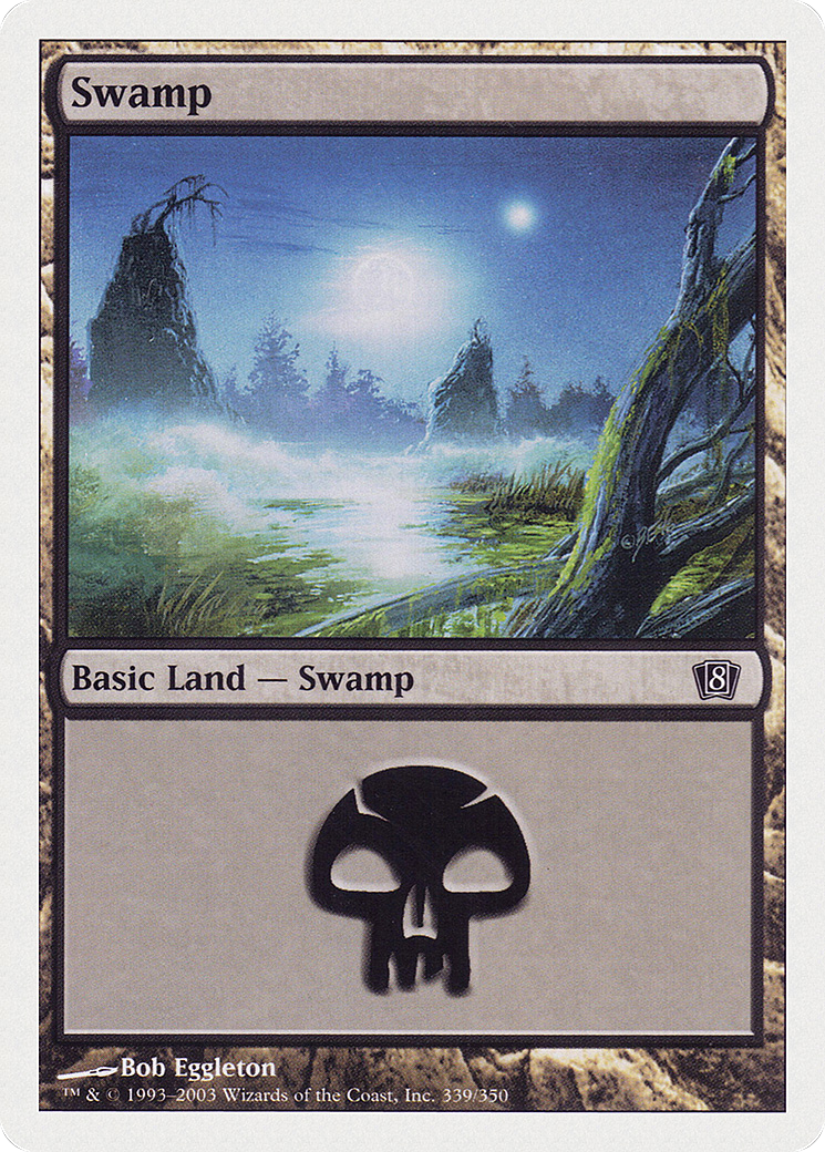 Swamp  (8ED-339) - [Eighth Edition] - Trinity Hobby