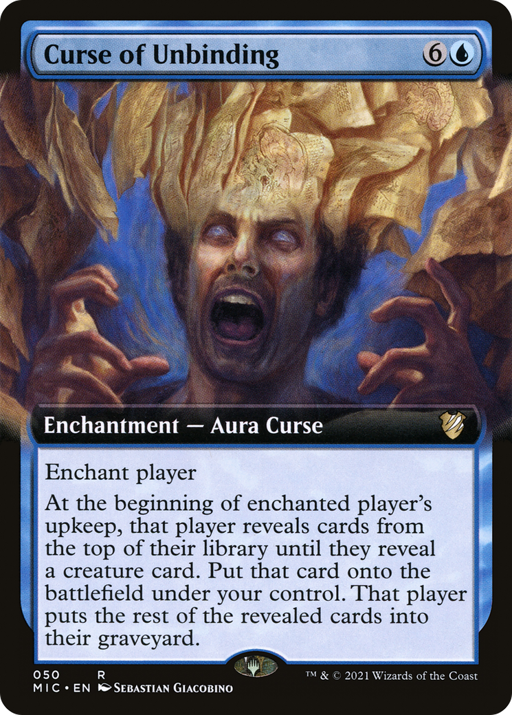 Curse of Unbinding (Extended Art) [Innistrad: Midnight Hunt Commander] - Trinity Hobby