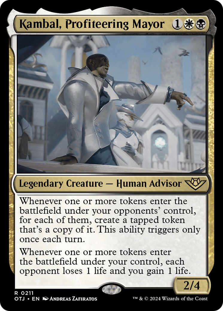 Kambal, Profiteering Mayor [Outlaws of Thunder Junction] - Trinity Hobby