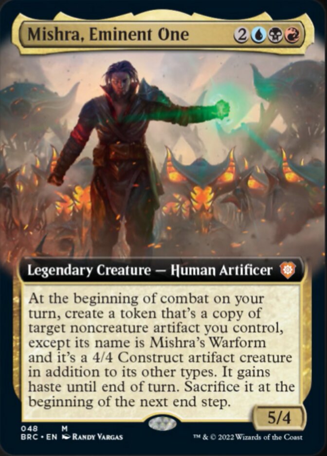 Mishra, Eminent One (Extended Art) [The Brothers' War Commander] - Trinity Hobby