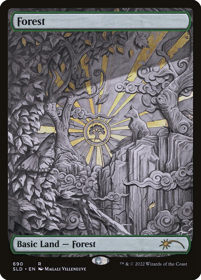 Forest (690) (Sketch) [Secret Lair Drop Promos] - Trinity Hobby