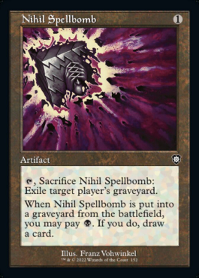 Nihil Spellbomb (Retro) [The Brothers' War Commander] - Trinity Hobby