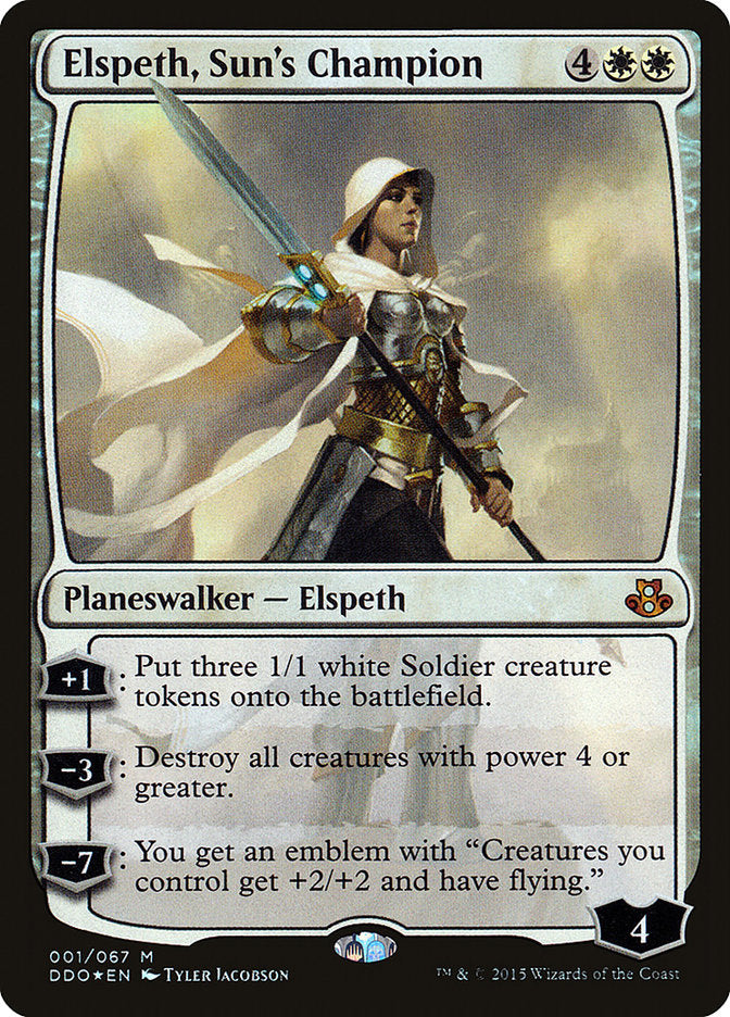 Elspeth, Sun's Champion [Duel Decks: Elspeth vs. Kiora] - Trinity Hobby