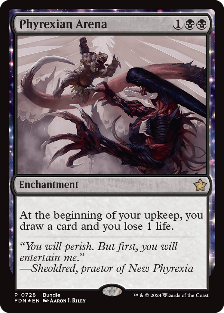 Phyrexian Arena (Bundle) [Foundations Promos] - Trinity Hobby