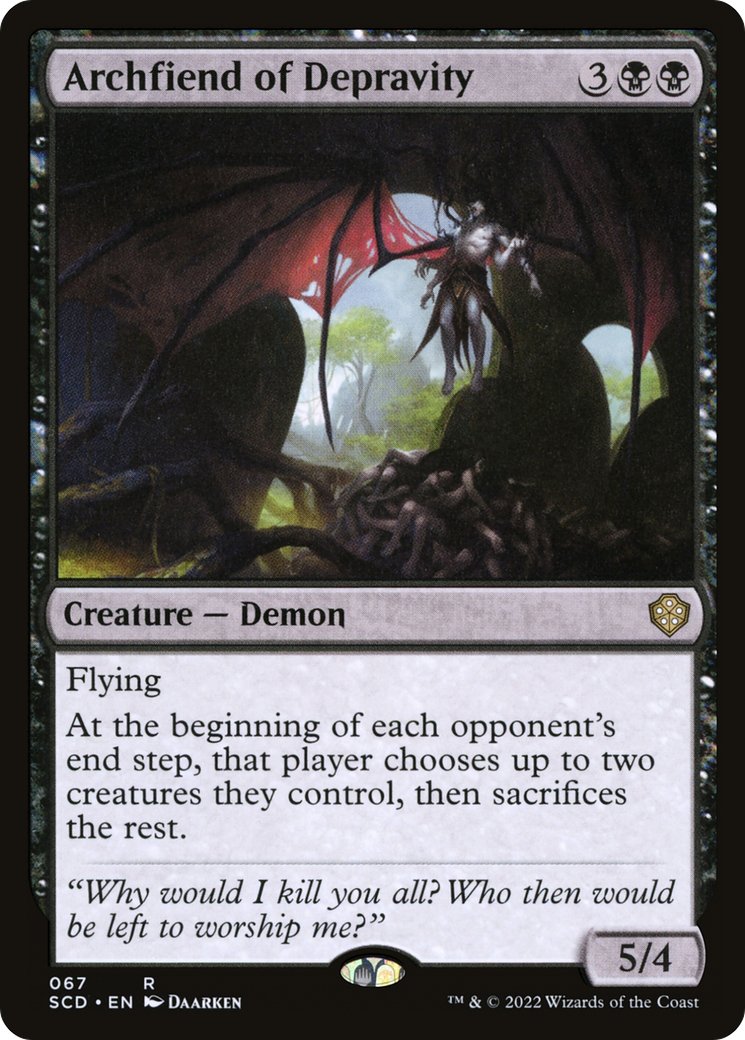 Archfiend of Depravity [Starter Commander Decks] - Trinity Hobby