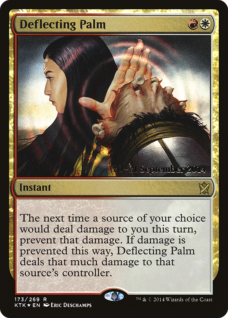 Deflecting Palm [Khans of Tarkir Prerelease Promos] - Trinity Hobby