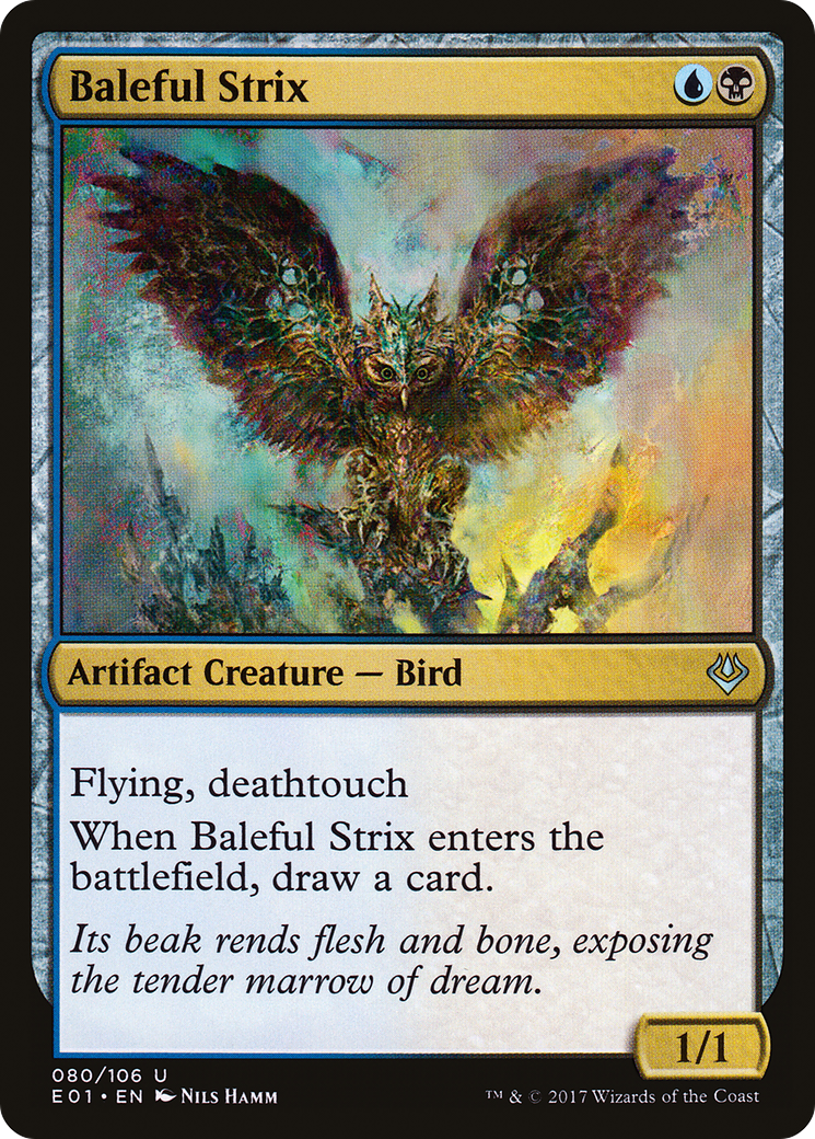 Baleful Strix [Archenemy: Nicol Bolas] - Trinity Hobby