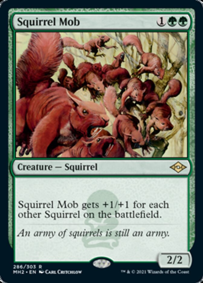 Squirrel Mob (Foil Etched) [Modern Horizons 2] - Trinity Hobby