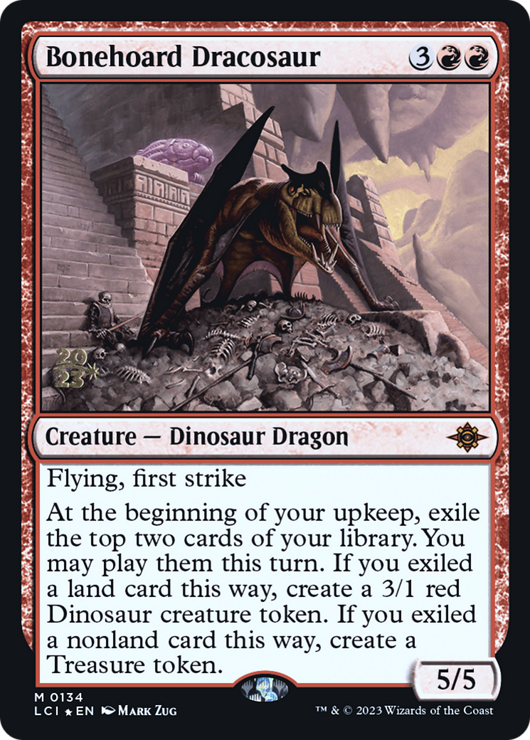 Bonehoard Dracosaur [The Lost Caverns of Ixalan Prerelease Cards] - Trinity Hobby