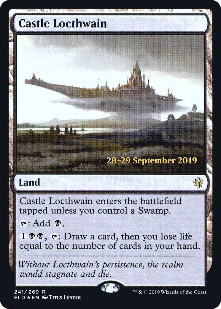 Castle Locthwain [Throne of Eldraine Prerelease Promos] - Trinity Hobby