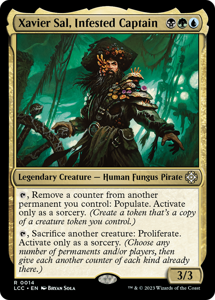 Xavier Sal, Infested Captain [The Lost Caverns of Ixalan Commander] - Trinity Hobby