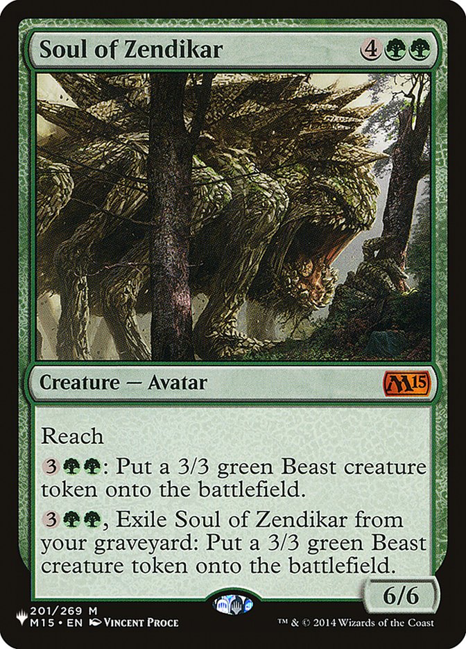 Soul of Zendikar [The List] - Trinity Hobby
