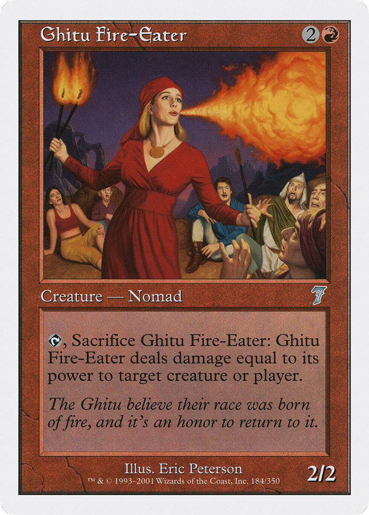 Ghitu Fire-Eater  (7ED-184) - [Seventh Edition] - Trinity Hobby