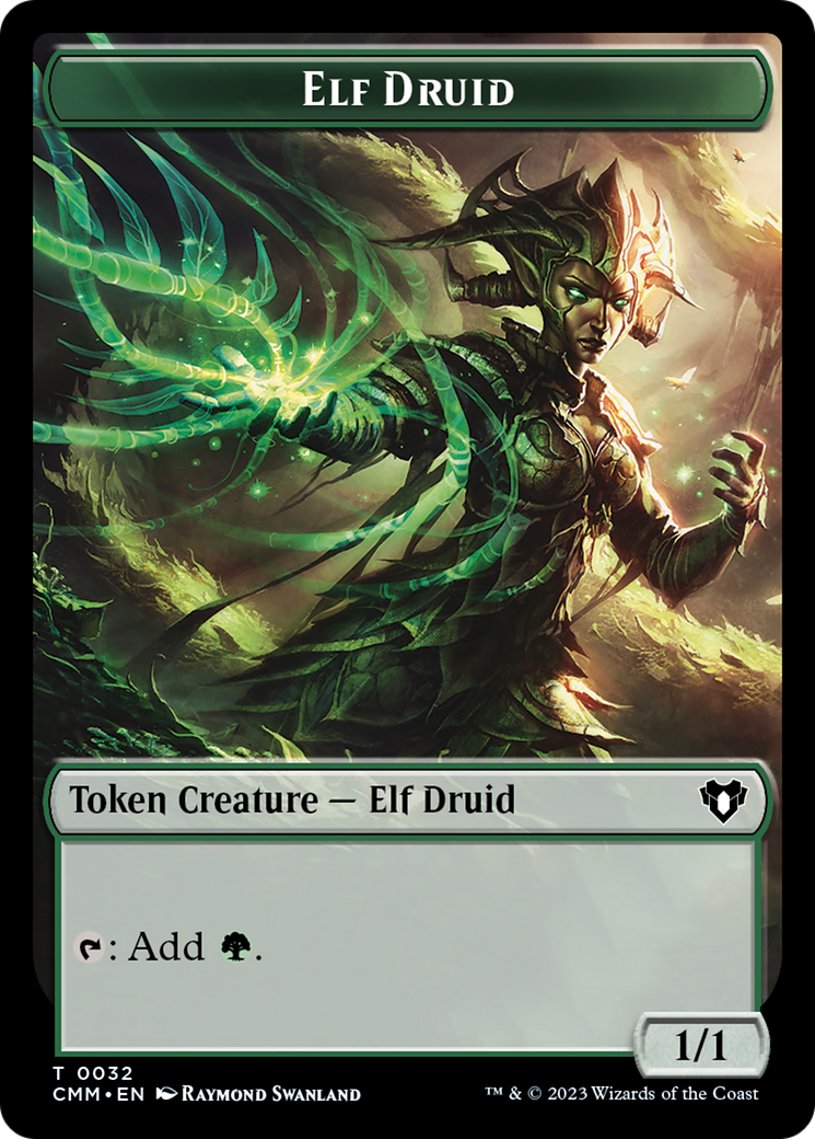 Elf Druid Token [Commander Masters Tokens] - Trinity Hobby