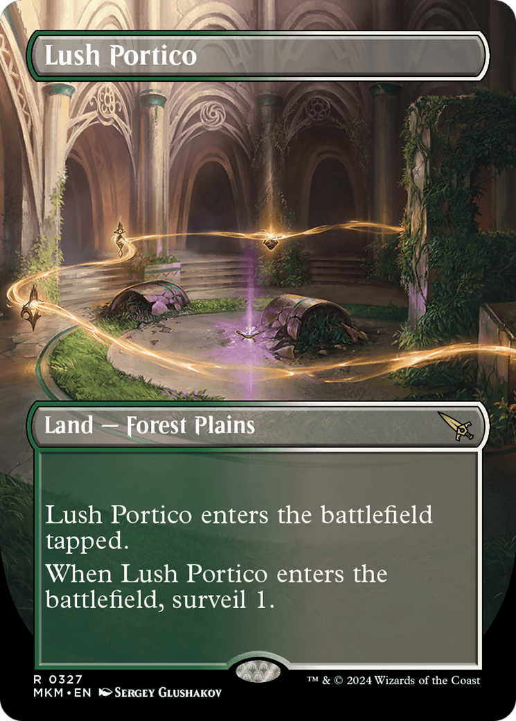 Lush Portico (Borderless) [Murders at Karlov Manor] - Trinity Hobby