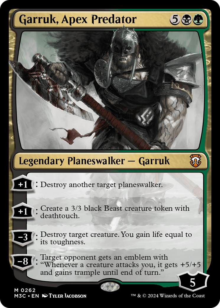 Garruk, Apex Predator  [Foil]  (M3C-262) - [Modern Horizons 3 Commander] - Trinity Hobby